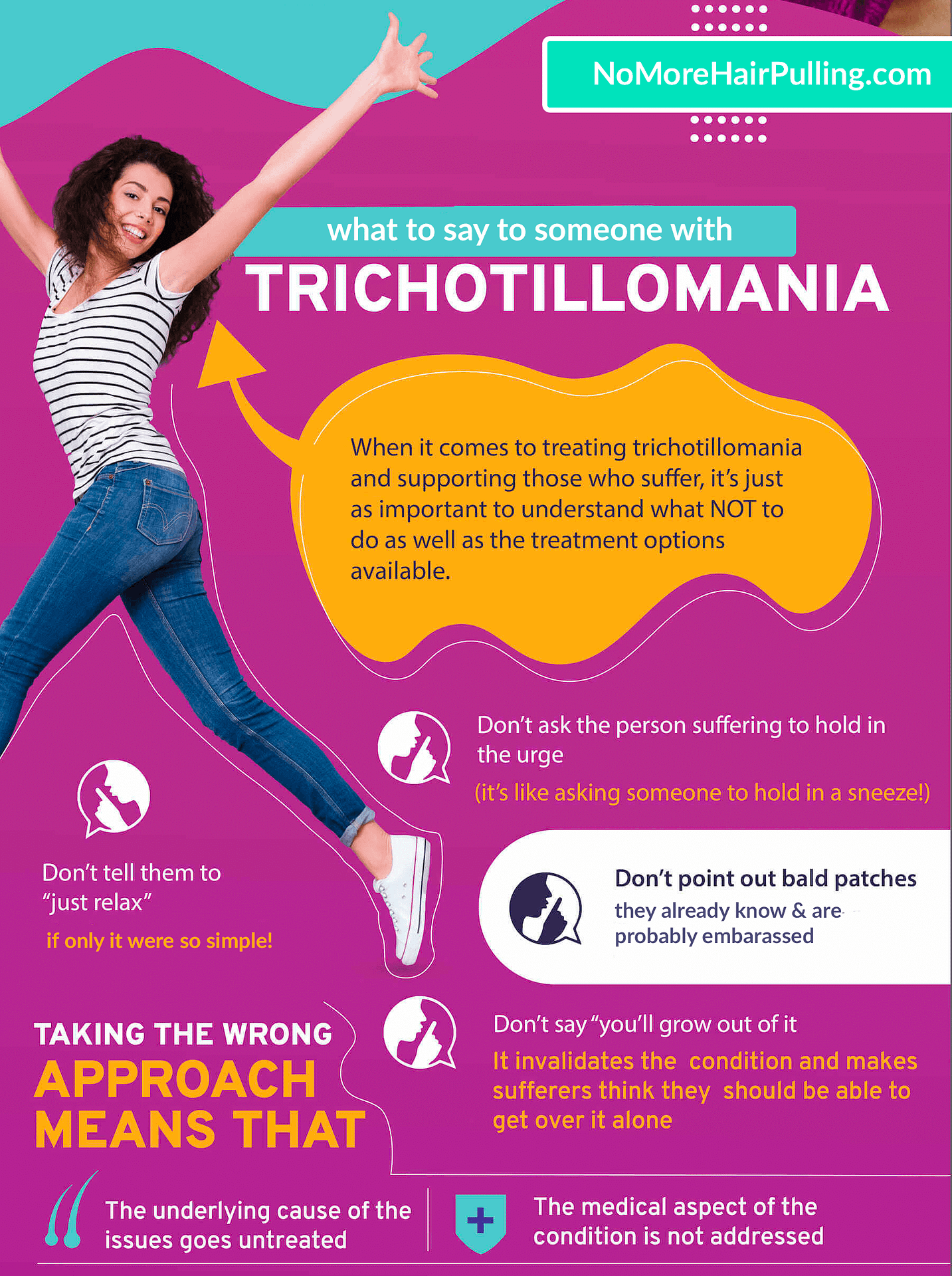 Trichotillomania Hair Pulling Disorder No More Hair Pulling GROW